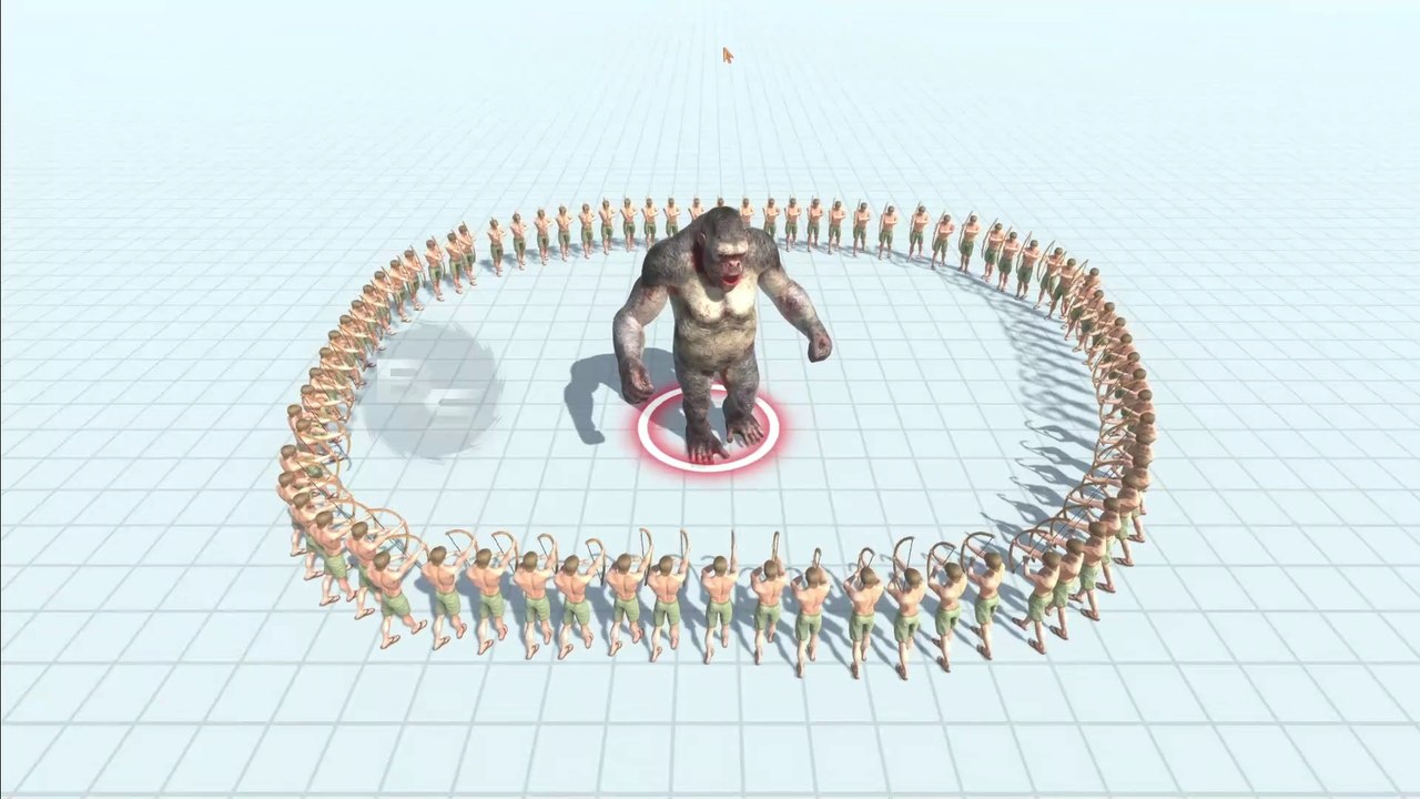 Who can Survive in this? Ancient Human Archers VS Monster Units | Animal Revolt Battle Simulator