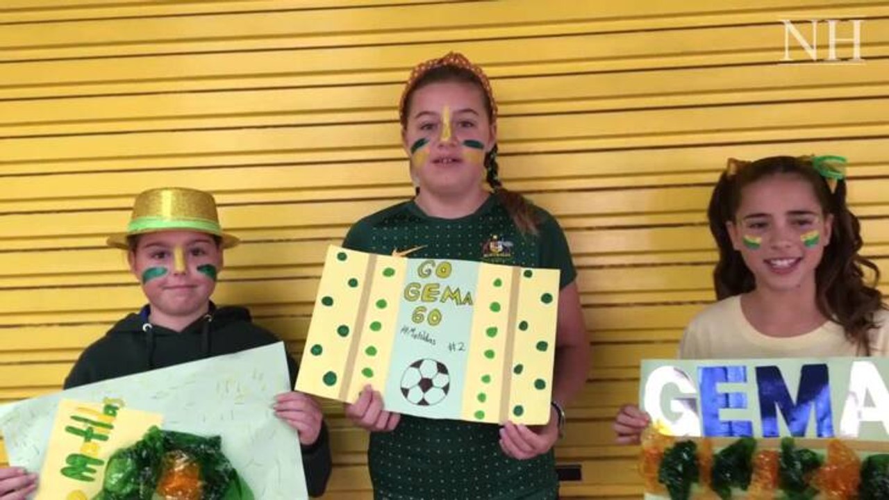 Matildas visit at Lambton