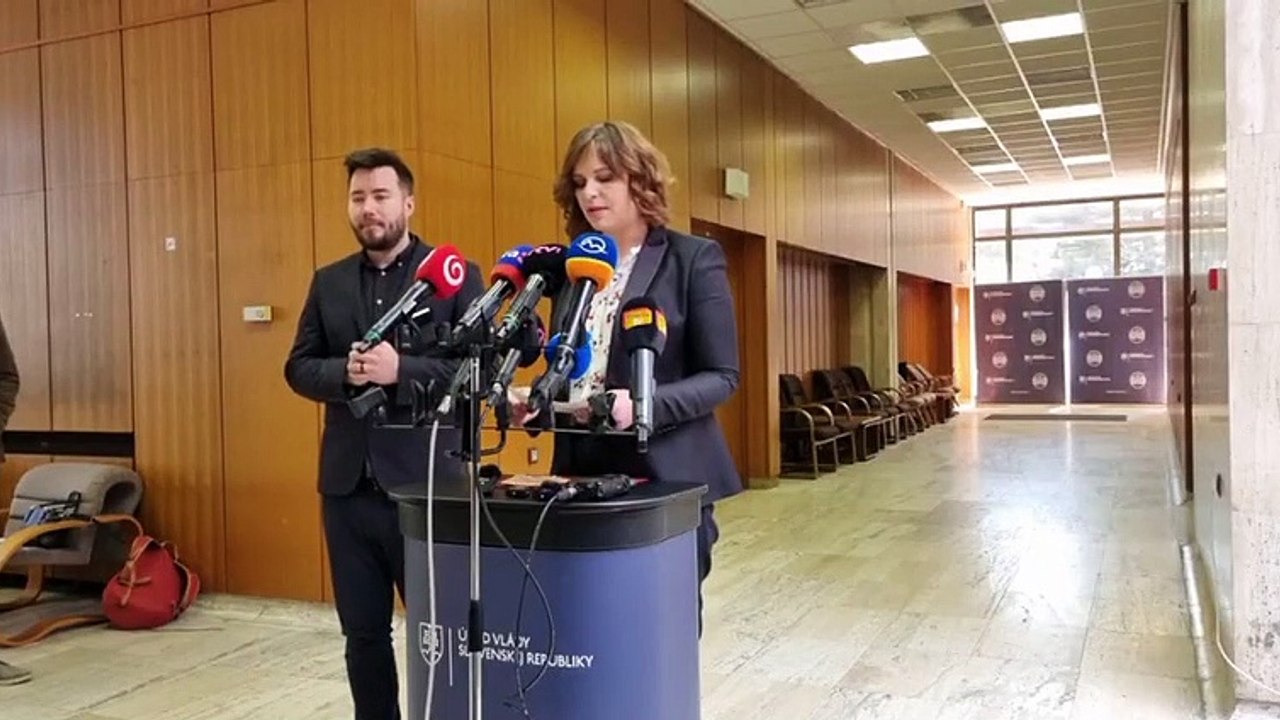 ZÁZNAM: Brífing podpredsedníčky Vlády SR V. Remišovej