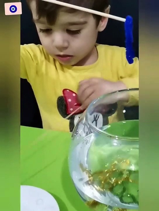 Catching Fish Fun Kids Playing Activity