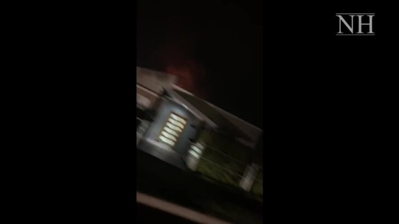 Fire rips through Belmont
