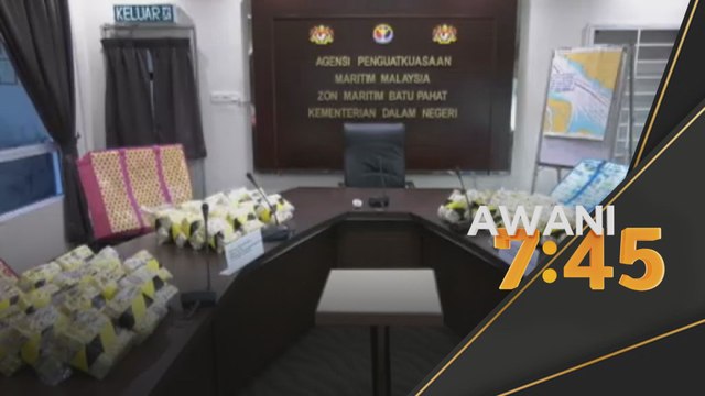 Seludup | APMM Johor gagalkan cubaan seludup syabu RM3.8 juta