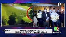 Chorrillos: vecinos viven atemorizados por delincuentes que se movilizan en auto negro