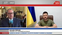 Guerre en Ukraine : Le président Volodymyr Zelensky s'adresse au Parlement - En Séance au Sénat (23/03/2022)