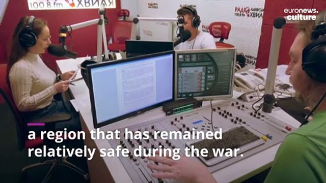 Ukrainian music station switches to hard news as war approaches Lviv