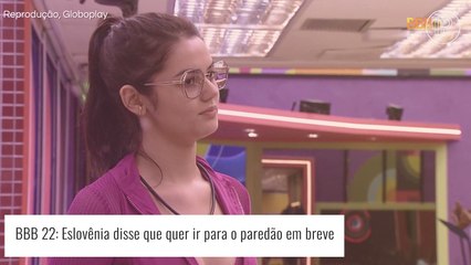 'BBB 22': Eslovênia determina que quer ir para o Paredão após eliminação de Laís
