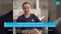 Sorpresa y conmoción Ash Barty, número 1 del mundo, anunció su retiro del tenis a los 25 años