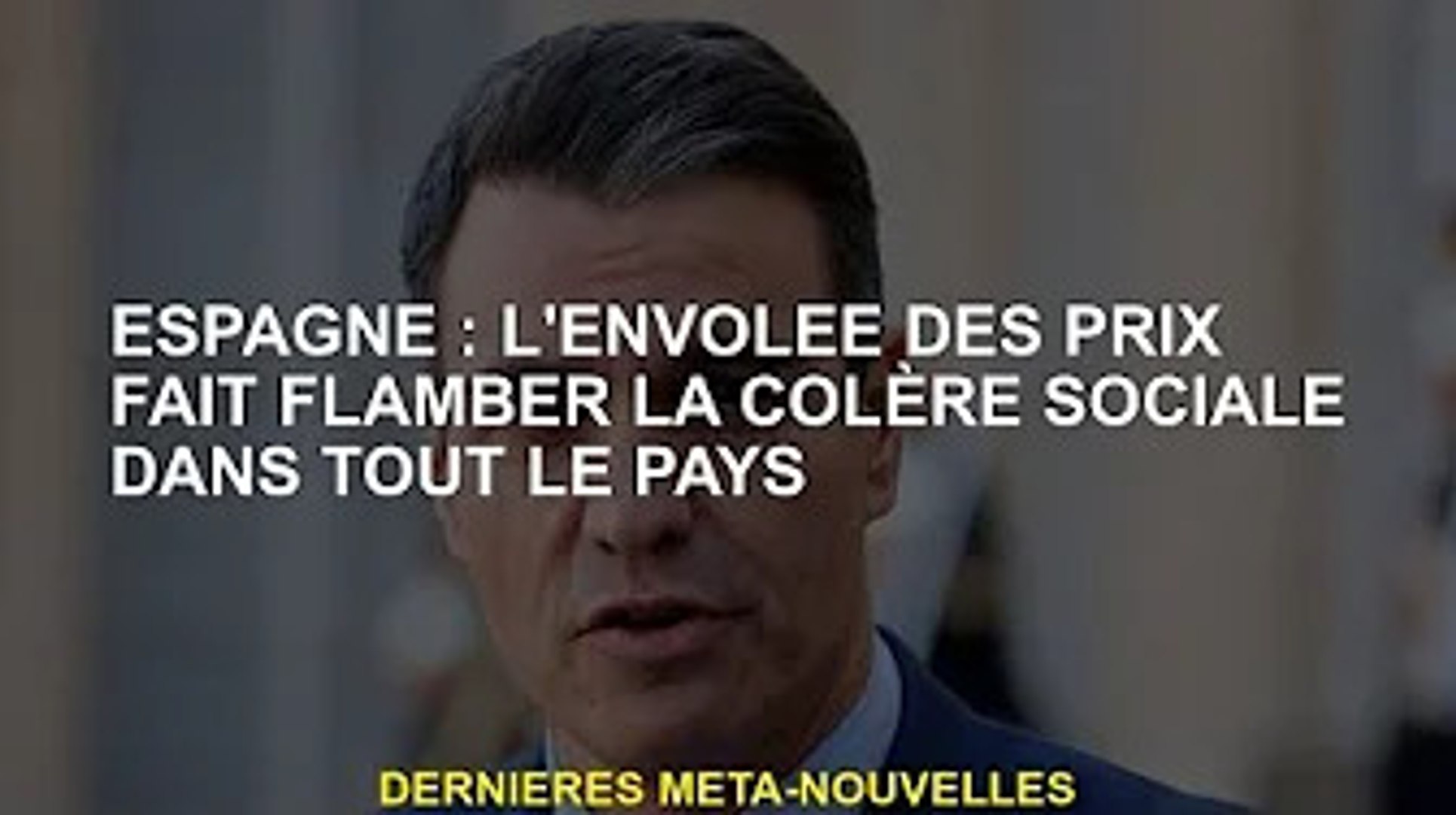 Espagne La Flambee Des Prix Suscite L Indignation Nationale Video Dailymotion