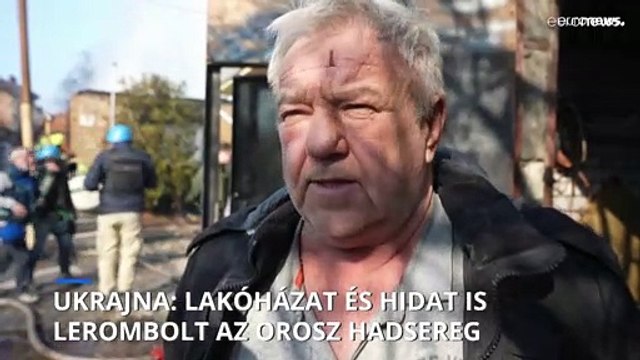 Ukrajna: lakóházat és hidat is lerombolt az orosz hadsereg