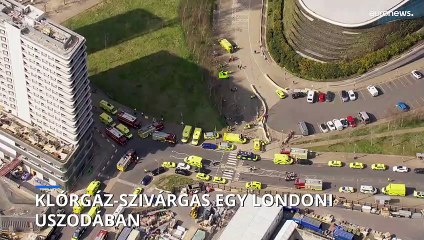 Klórgáz-szivárgás egy londoni uszodában