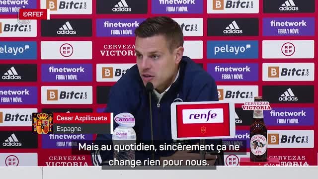 Chelsea - Azpilicueta : Les sanctions ? Au quotidien, ça ne change rien pour nous