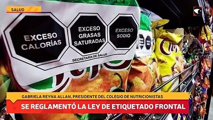 Se reglamentó la Ley de Etiquetado Frontal