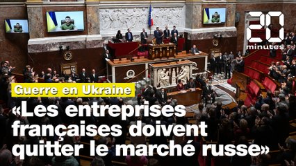 Descargar video: Guerre en Ukraine : Zelensky accuse des entreprises françaises d'être «des sponsors de la machine de guerre russe»