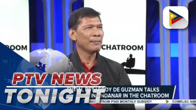 Presidential bet Leody de Guzman talks to PCOO Sec. Martin Andanar in The Chatroom