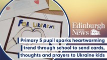 Primary School pupils send cards, thoughts and prayers to Ukraine