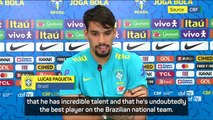 Lucas Paqueta defends 'great professional' Neymar