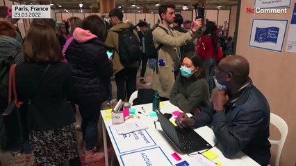 Ukrainian refugees continue to arrive in France