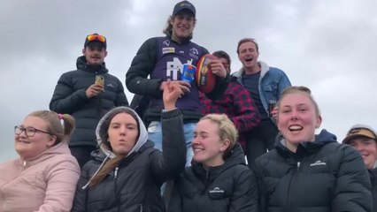 Fans celebrate at WDFNL grand final