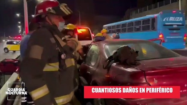 Aparatoso percance vial en Los Conejos dejó un lesionado y tres vehículos en perdida total