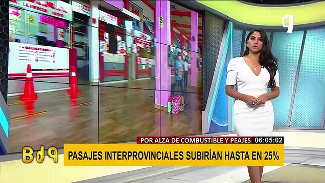 ¿Pasajes interprovinciales subirán por alza de combustible?