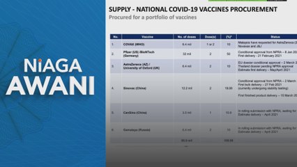 Niaga AWANI | Jika ada kerjasama, ASEAN mungkin dapat vaksin lebih cepat - KJ