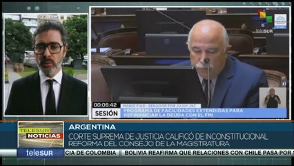 Argentina: Califican de inconstitucional reforma del Consejo de la Magistratura