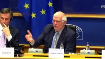Josep Borrell responde a Manu Pineda (IU) en el Parlamento Europeo sobre el envío de armas a Ucrania