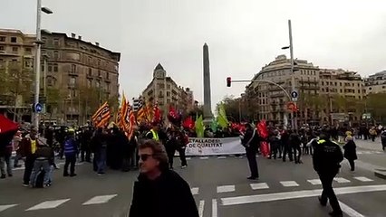 Ima´genes previas a la manifestación de profesores