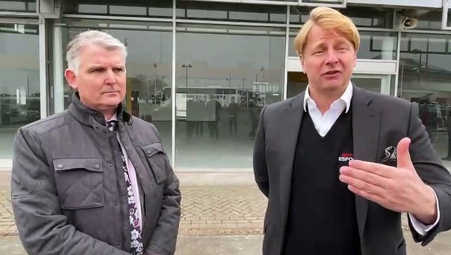 Sunderland City Council chief executive Patrick Melia and British Esports CEO Chester King