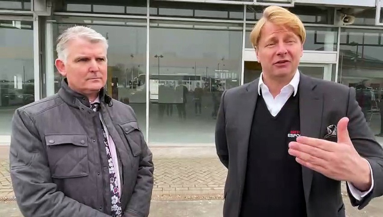 Sunderland City Council chief executive Patrick Melia and British Esports CEO Chester King