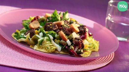 Salade aller-retour de bœuf