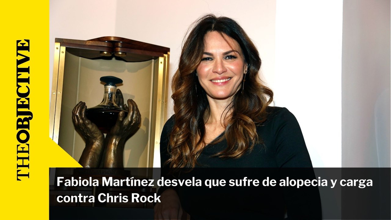 Fabiola Martínez desvela que sufre de alopecia y carga contra Chris Rock