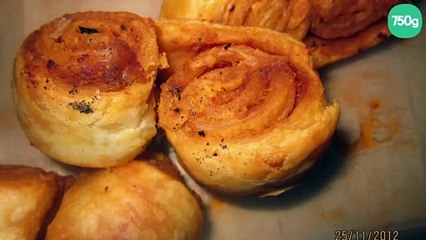 Palmiers au Pesto Rosso