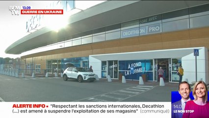 Decathlon annonce la "suspension" de ses activités en Russie