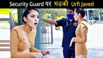 Urfi Javed Starts Abusing After Security Guard Denies Her Entry At Event