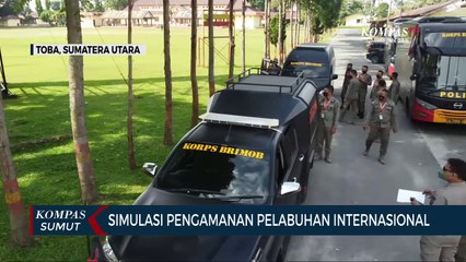 Personel Gabungan Gelar Latihan Penjinakan Bom di Lokasi Wisata Danau Toba
