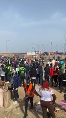 Partido de Senegal contra Egito en el estadio