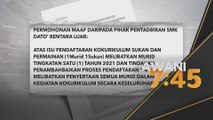 Sukan Berasas Kaum | Pengetua SMK Dato’ Bentara Luar mohon maaf