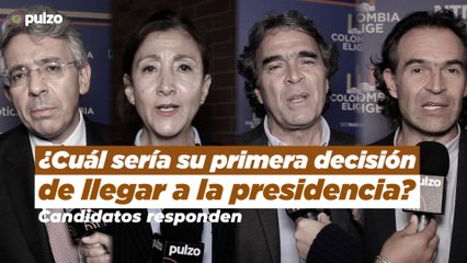 Candidatos responden cuál sería su primera decisión de llegar a la Presidencia | Pulzo