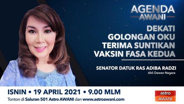 Agenda AWANI: Dekati golongan OKU terima suntikan vaksin fasa kedua