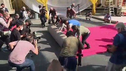 Tapete vermelho para o Oscar