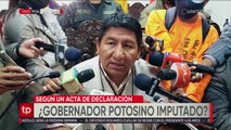 Gobernador de Potosí declaró hace un mes como imputado ante la Fiscalía por el caso ambulancias