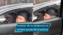 Montachoques golpean auto de actriz, pide ayuda y policía le dice: 