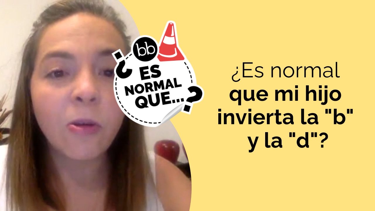 ¿Es normal que mi hijo invierta la b y d?