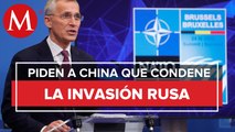 OTAN prepara despliegue en 4 de sus países y llama a China a no apoyar a Rusia