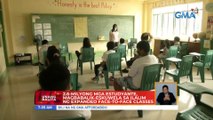 2.6M mga estudyante, magbabalik-eskuwela sa ilalim ng expanded face-to-face classes | UB