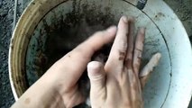 Gritty Concrete Sand Cement Dry Water Crumble Cr: ASMR Crumble