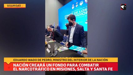 Nación creará un fondo para combatir el narcotráfico en Misiones, Salta y Santa Fe