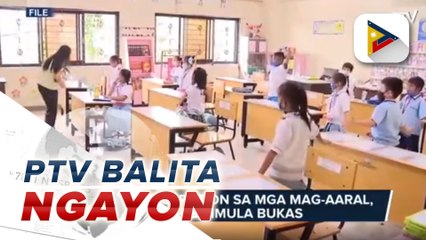 Early registration sa mga mag-aaral, magsisimula bukas