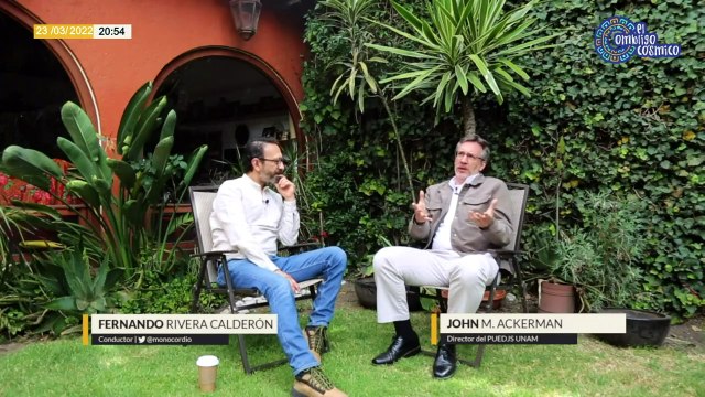 #EnVivo | #ElOmbligoCósmico | Esta noche: Entrevista con John Ackerman